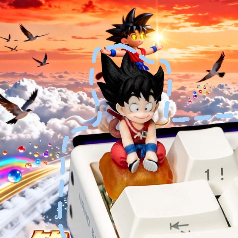 Gaming Accessories Japan - Аниме «Драгонболл», Гоку, декоративная клавиша из