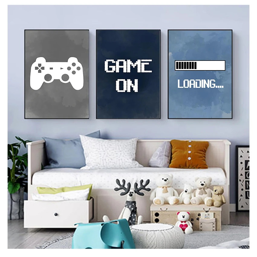 Gaming Accessories Boys - Декор для детской комнаты мальчика, постеры