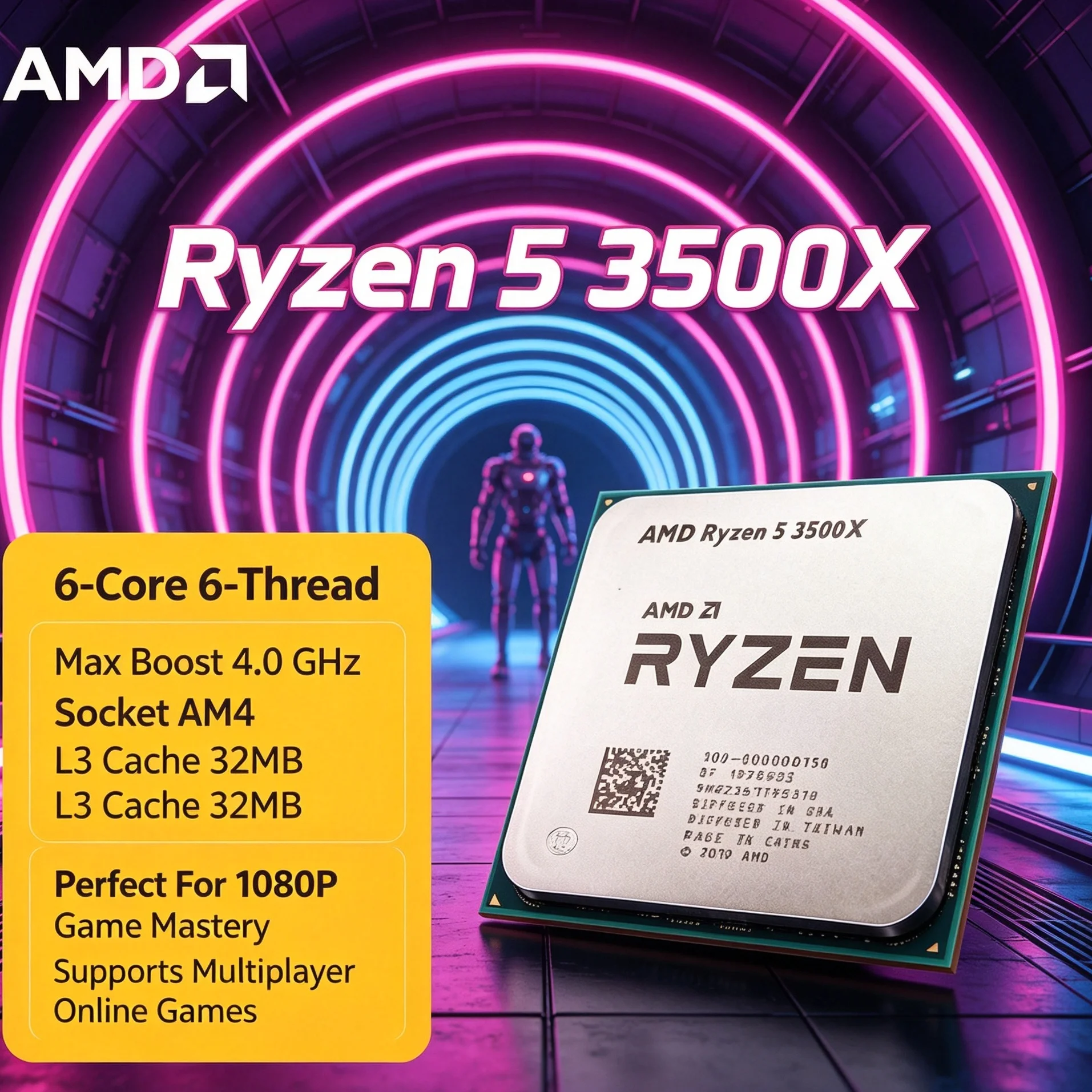 Amd Cpu Ryzen 5 - Настольный процессор AMD Ryzen 5 3500X,