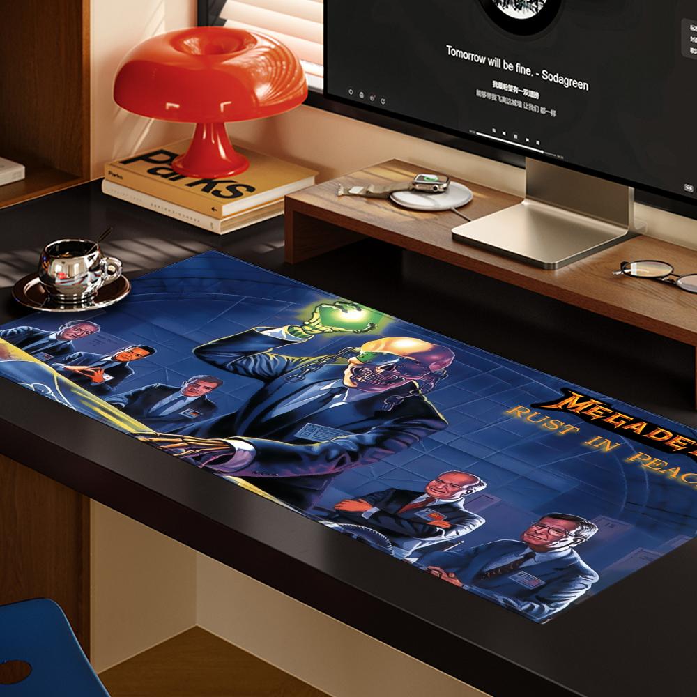 Gaming Accessories For Your Desk - Коврик для мыши Band M-Megadeth XXL,