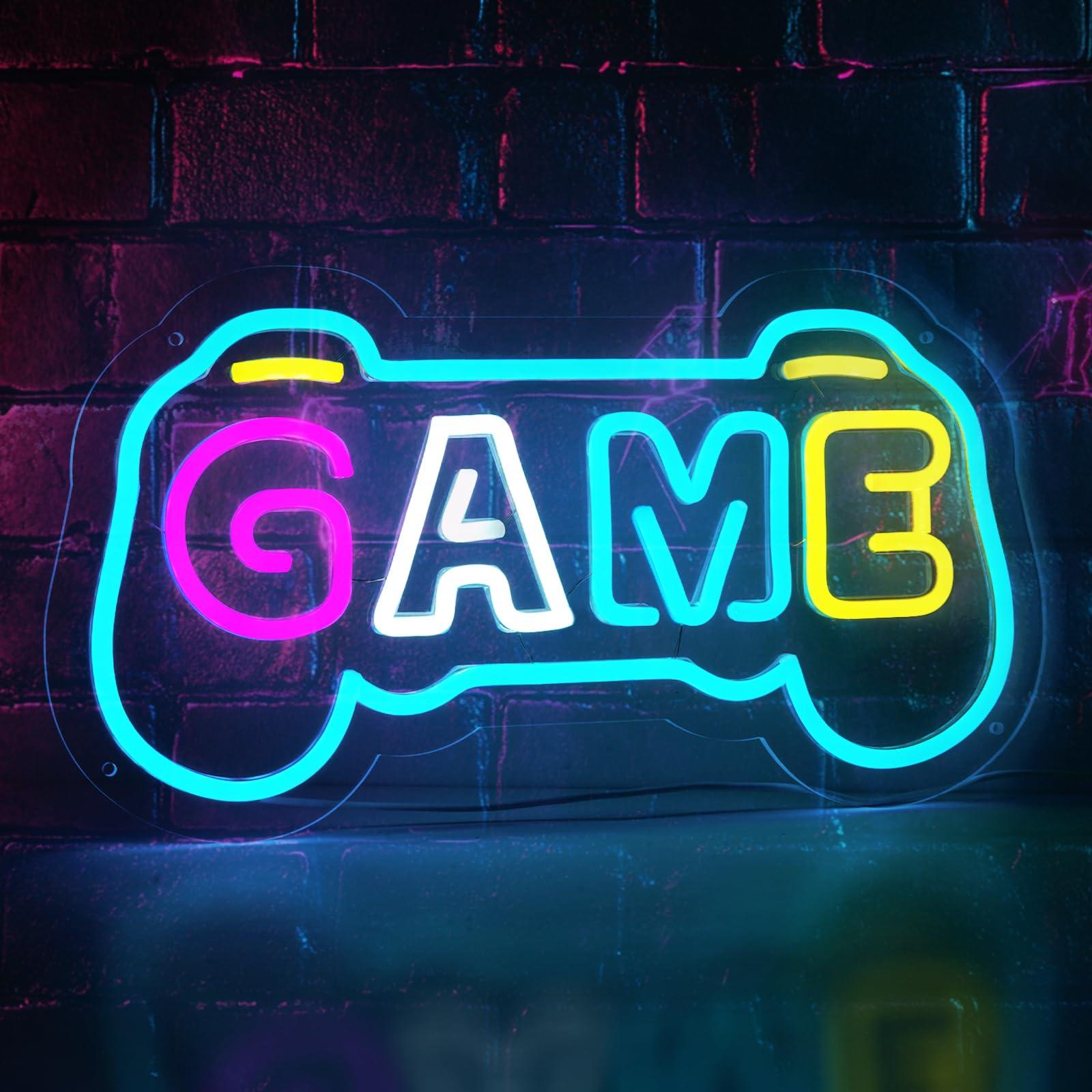 Неоновая вывеска для геймерско – обзор и цена Gaming Accessories Boys